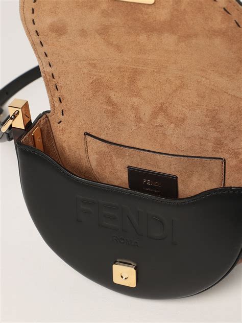 borsa fendi tracolla nera|borse in pelle donna.